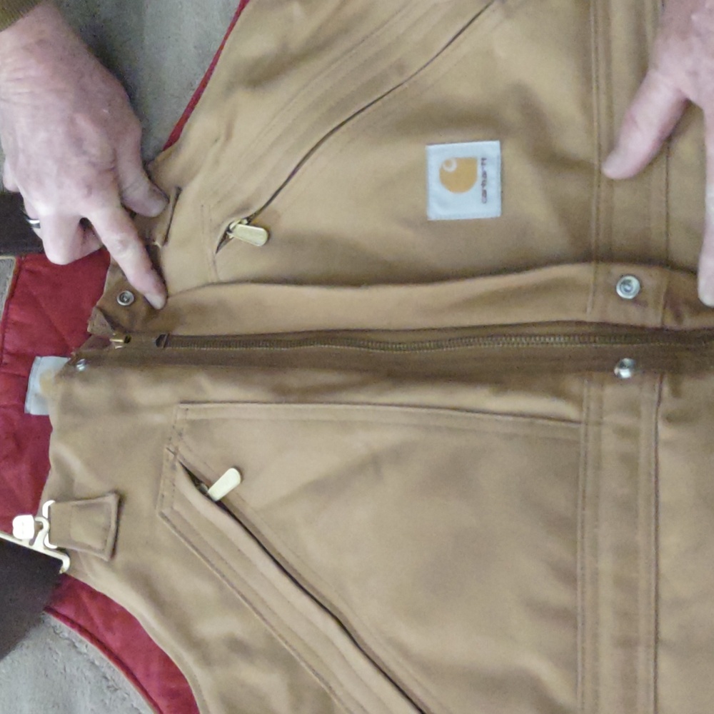 NWOTCarhartt men's bib overalls insulated,42x30 READ DETAILS! - Picture 9 of 9